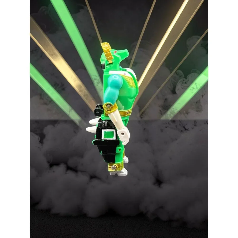 1996 Power Rangers Green Zeo Ranger IV Morphs Zeo Zord Bull Figure A67